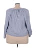 Old Navy Blue 3/4 Sleeve Blouse Size XXL - photo 2