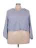 Old Navy Blue 3/4 Sleeve Blouse Size XXL - photo 1