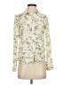 Ecru 100% Rayon Camo Ivory Long Sleeve Blouse Size XS - photo 1