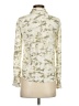 Ecru 100% Rayon Camo Ivory Long Sleeve Blouse Size XS - photo 2