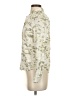 Ecru 100% Rayon Camo Ivory Long Sleeve Blouse Size XS - photo 5