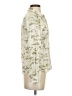 Ecru 100% Rayon Camo Ivory Long Sleeve Blouse Size XS - photo 4