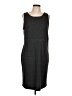 Merona Solid Gray Casual Dress Size L - photo 1
