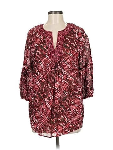 AK Anne Klein 3/4 Sleeve Blouse (view 1)