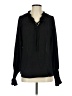 Andree by UNIT 100% Polyester Black Long Sleeve Blouse Size S - photo 1