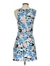 Talula 100% Rayon Floral Blue Cocktail Dress Size S - photo 2