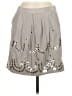 Leifsdottir Silver Gray Silk Skirt Size 6 - photo 1