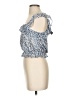 Q&A 100% Polyester Blue Sleeveless Blouse Size XS - photo 5
