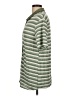 Shein Stripes Green Short Sleeve Button-Down Shirt Size L - photo 5