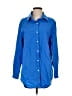 SNDYS. Blue 3/4 Sleeve Button-Down Shirt Size XS - photo 1