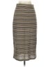 Bobeau Stripes Brown Casual Skirt Size XS - photo 1