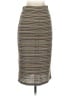 Bobeau Stripes Brown Casual Skirt Size XS - photo 2