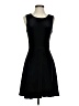 Velvet Solid Black Cocktail Dress Size S - photo 1