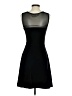 Velvet Solid Black Cocktail Dress Size S - photo 2