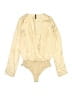 Blanc 100% Polyester Gold Bodysuit Size M - photo 1