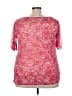 Lane Bryant 100% Polyester Red Short Sleeve Blouse Size 18 - 20 Plus - photo 2