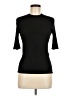 Thakoon 100% Merino Black Short Sleeve Turtleneck Size M - photo 1