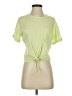 NSF 100% Cotton Solid Green Short Sleeve Top Size S - photo 1