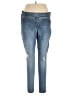 Coco + Carmen Solid Blue Jeans Size XL - photo 1