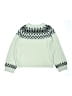 Cat & Jack Chevron-herringbone Green Pullover Sweater Size 14 - 16 - photo 2