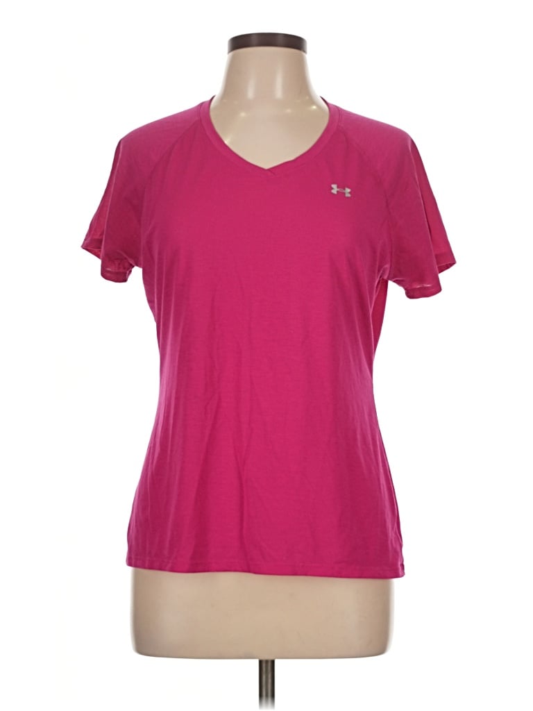 Pre-owned Under Armour Active T-shirt In Pink