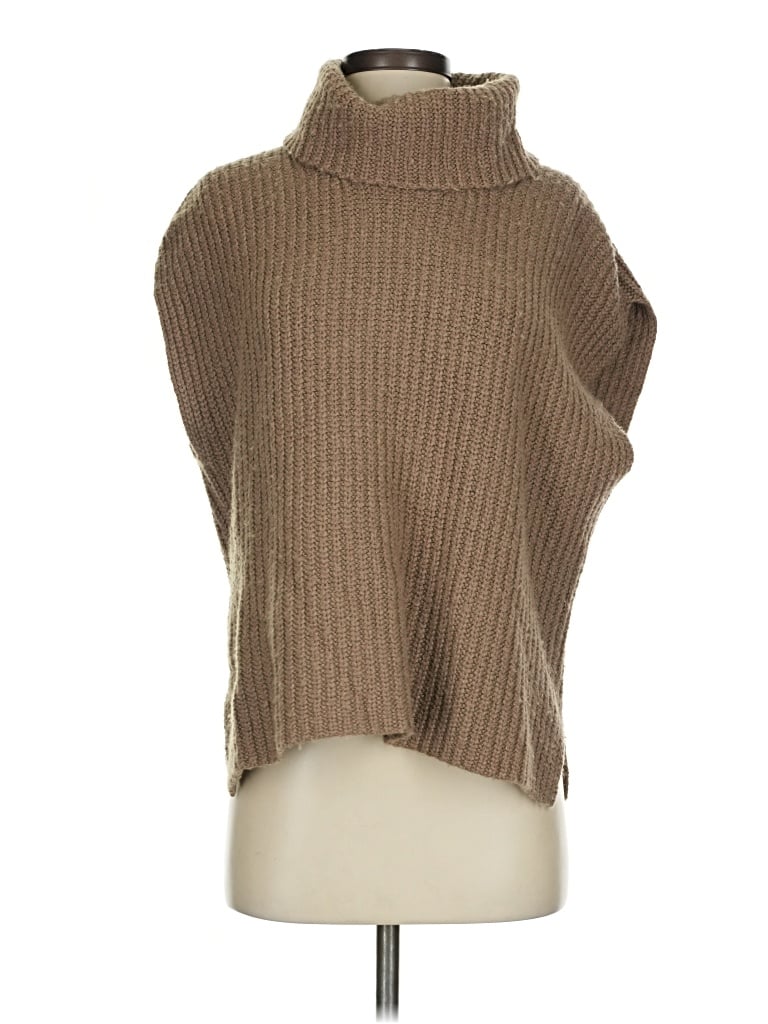 Pre-owned Splendid Turtleneck Sweater In Brown