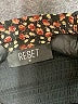 Reset 100% Rayon Hearts Black Casual Skirt Size M - photo 4