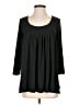 DKNY Black 3/4 Sleeve Blouse Size S - photo 1