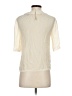 BCBGMAXAZRIA 100% Cupro Ivory Yellow Short Sleeve Blouse Size XS - photo 2
