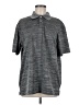 Haggar 100% Polyester Gray Short Sleeve Polo Size M - photo 1