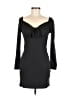 Unbranded Solid Black Cocktail Dress Size M - photo 1
