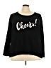 P.J. Salvage Black Pullover Sweater Size 3X - photo 1