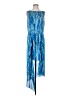 BCBGMAXAZRIA 100% Polyester Tie-dye Blue Cocktail Dress Size S - photo 1
