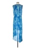 BCBGMAXAZRIA 100% Polyester Tie-dye Blue Cocktail Dress Size S - photo 2