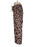 Democracy Animal Print Brown Cargo Pants Size 6 - photo 5