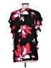 Escapada 100% Rayon Black Short Sleeve Blouse Size M - photo 2