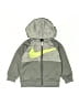 Nike 100% Polyester Gray Zip Up Hoodie 9-12 MO / 12 MO - photo 1