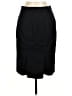 Piazza Sempione Solid Black Wool Skirt Size EU (IT) 44 / US 8 - photo 2