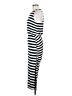 Adelyn Rae Stripes Black Casual Dress Size M - photo 5