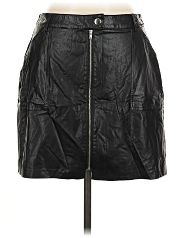 Candie's Faux Leather Skirt (view 1)