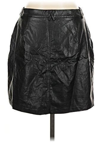 Candie's Faux Leather Skirt (view 2)