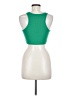 Shein Green Sleeveless T-Shirt Size 6 - photo 2