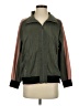J.Jill 100% Polyester Color Block Green Track Jacket Size S - photo 1
