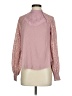 Free People Pink Long Sleeve Blouse Size XS - photo 1