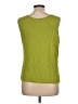 MULTIPLES Green Sleeveless T-Shirt Size L - photo 2