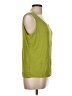 MULTIPLES Green Sleeveless T-Shirt Size L - photo 4