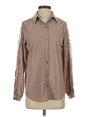 Eva Mendes by New York & Company Long Sleeve Blouse (view 1)