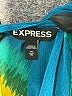 Express 100% Polyester Tie-dye Blue Casual Dress Size M - photo 7