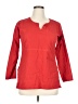 Fabindia Red 3/4 Sleeve Blouse Size XL - photo 1