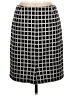 Halogen Houndstooth Graphic Solid Multi Color Black Formal Skirt Size 10 - photo 2